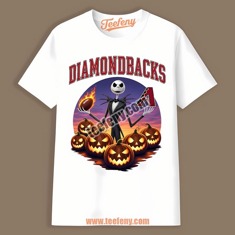 Arizona Diamondbacks Jack Skellington Halloween Unisex Shirt