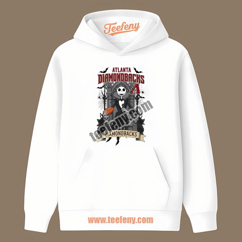 Arizona Diamondbacks Jack Skellington Throne Vintage Hoodie Arizona Diamondbacks Jack Skellington Throne Vintage Hoodie