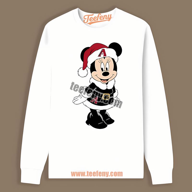 Arizona Diamondbacks Minnie Mouse Christmas Classic Long Sleeve Arizona Diamondbacks Minnie Mouse Christmas Classic Long Sleeve