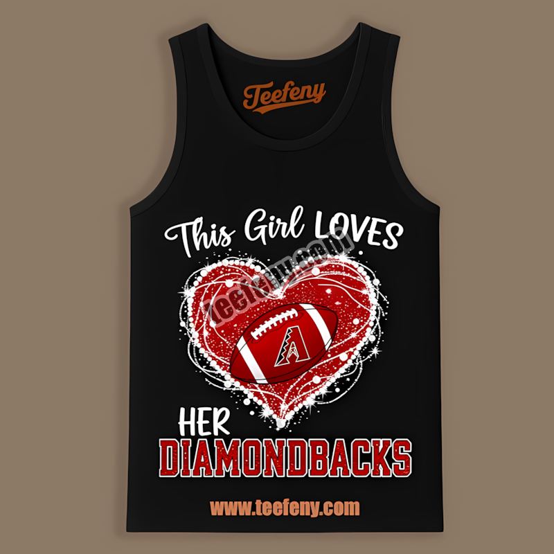 Arizona Diamondbacks This Girl Loves Her Retro Tanktop Arizona Diamondbacks This Girl Loves Her Retro Tanktop