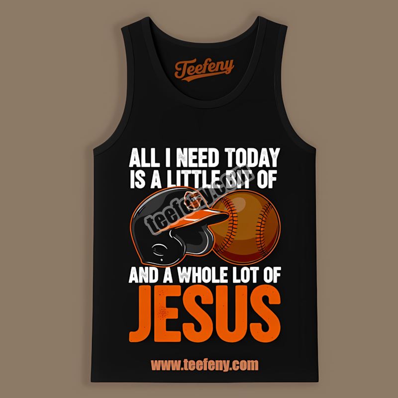 Baseball And Jesus Baltimore Orioles Limited Edition Tanktop Baseball And Jesus Baltimore Orioles Limited Edition Tanktop