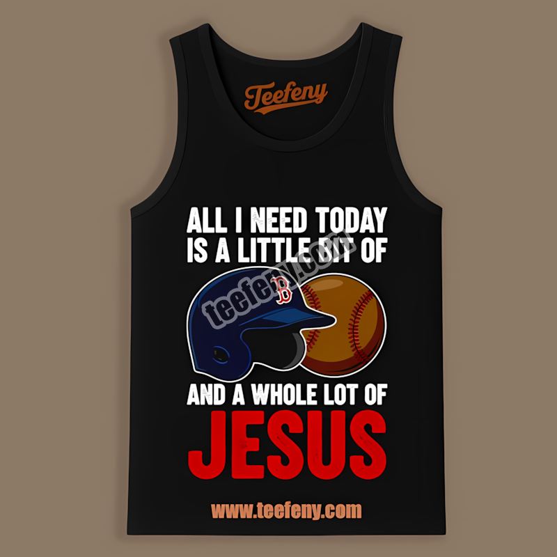 Baseball And Jesus Boston Red Sox Youth Tanktop Baseball And Jesus Boston Red Sox Youth Tanktop