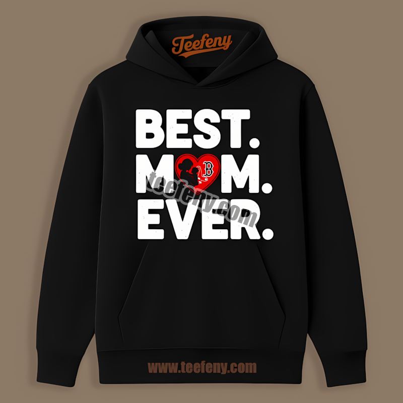 Boston Red Sox Best Mom Ever Heart Summer Hoodie Boston Red Sox Best Mom Ever Heart Summer Hoodie