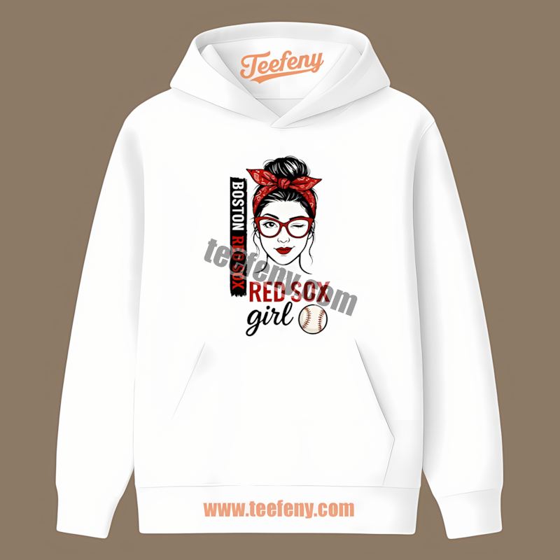 Boston Red Sox Girl Youth Hoodie Boston Red Sox Girl Youth Hoodie