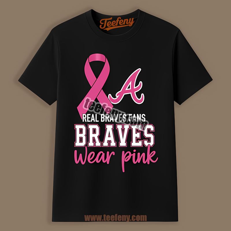 Breast Cancer Awareness Fans Wear Pink Atlanta Braves Classic Shirt