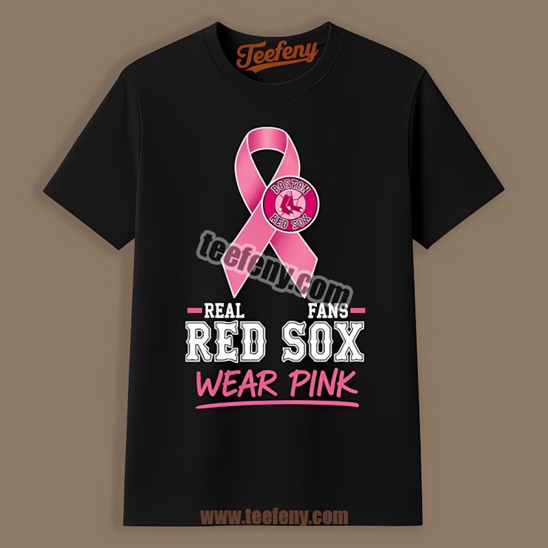 Breast Cancer Awareness Fans Wear Pink Boston Red Sox Summer Shirt