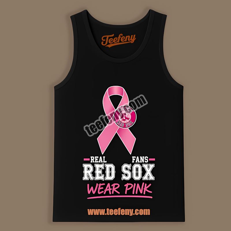 Breast Cancer Awareness Fans Wear Pink Boston Red Sox Summer Tanktop Breast Cancer Awareness Fans Wear Pink Boston Red Sox Summer Tanktop
