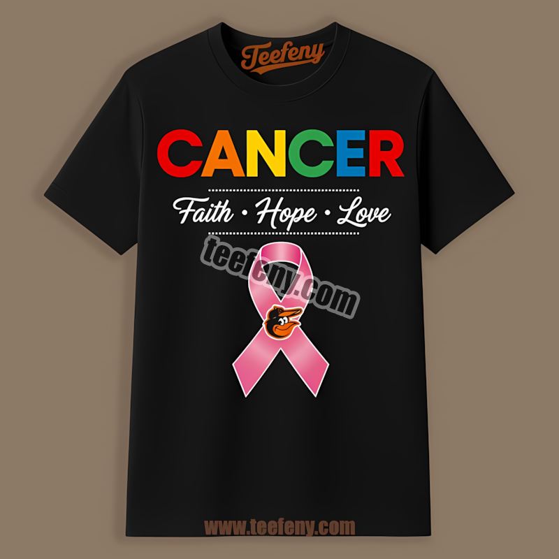 Cancer Awareness Faith Hope Love Atlanta Braves Vintage Shirt