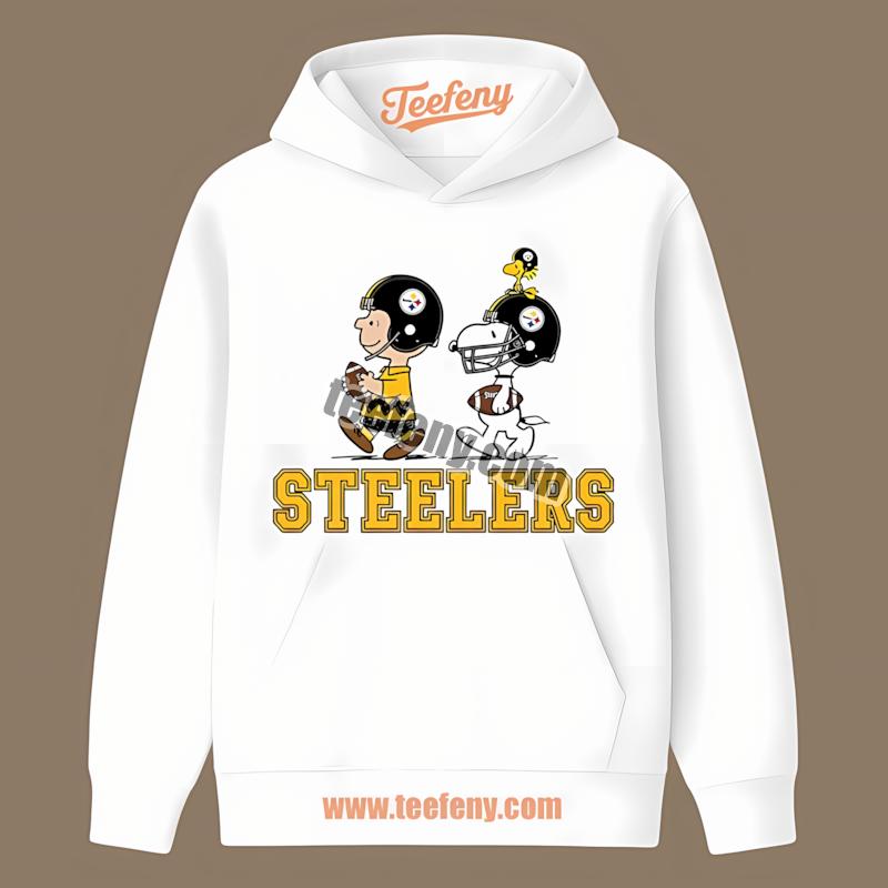 Charlie Brown And Snoopy Play For Pittsburgh SHoodielers Shirt Charlie Brown And Snoopy Play For Pittsburgh SHoodielers Shirt
