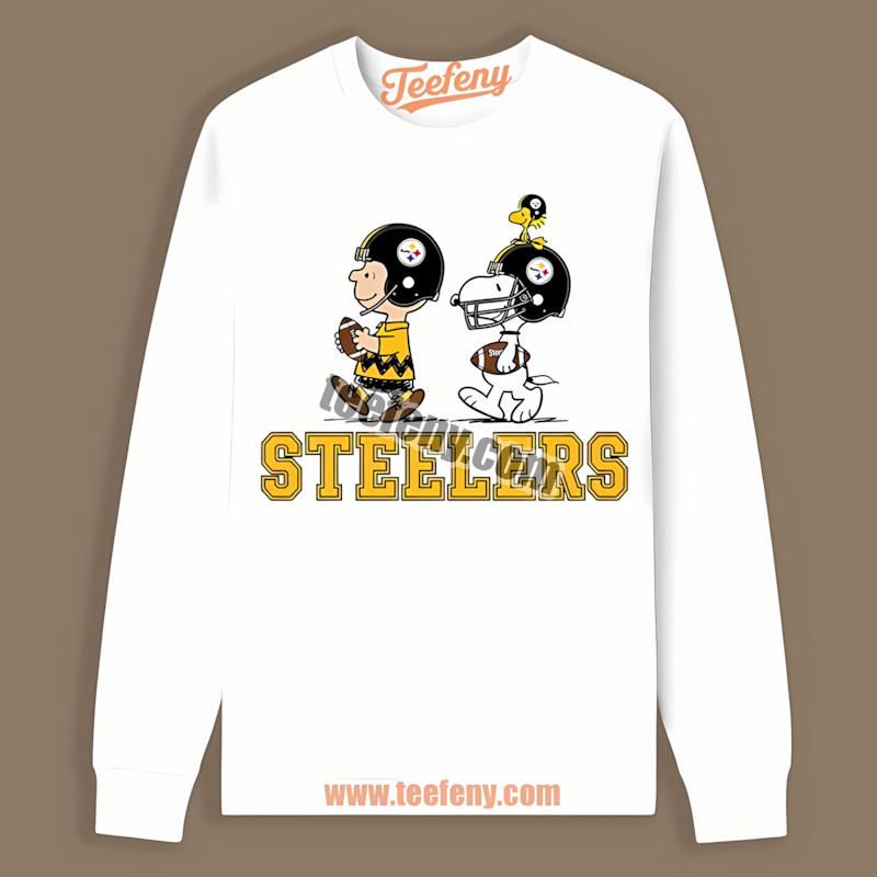 Charlie Brown And Snoopy Play For Pittsburgh SLong Sleevelers Shirt Charlie Brown And Snoopy Play For Pittsburgh SLong Sleevelers Shirt