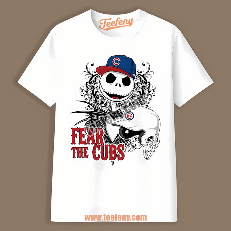 Chicago Cubs Fear The Jack Skellington Classic Shirt