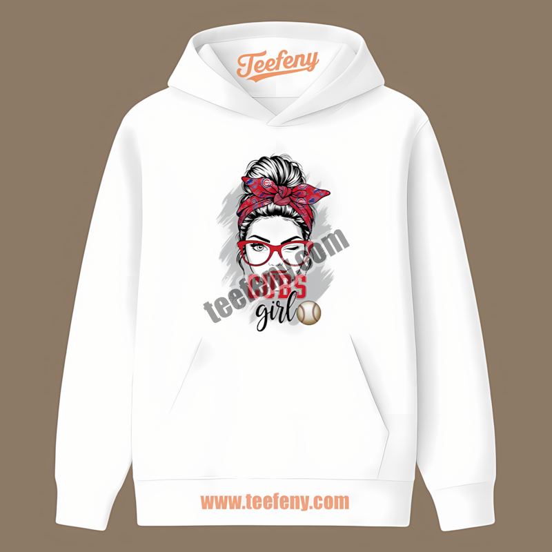 Chicago Cubs Girl Graphic Hoodie Chicago Cubs Girl Graphic Hoodie