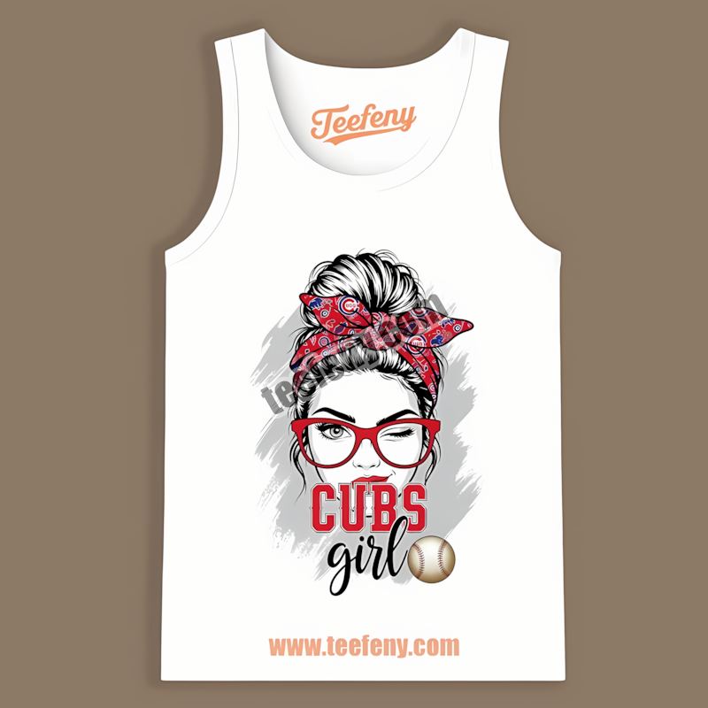 Chicago Cubs Girl Graphic Tanktop Chicago Cubs Girl Graphic Tanktop
