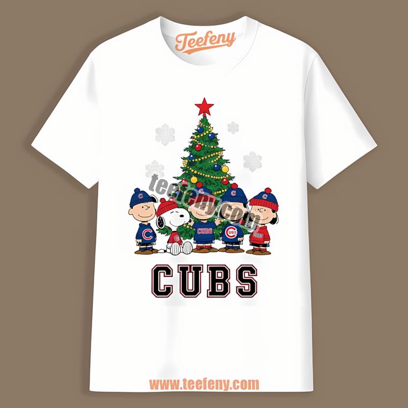 Chicago Cubs Peanuts Christmas Sports Shirt