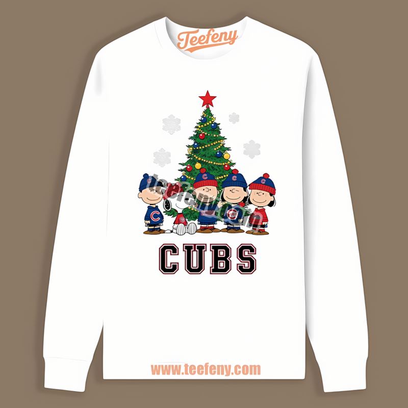 Chicago Cubs Peanuts Christmas Sports Long Sleeve Chicago Cubs Peanuts Christmas Sports Long Sleeve