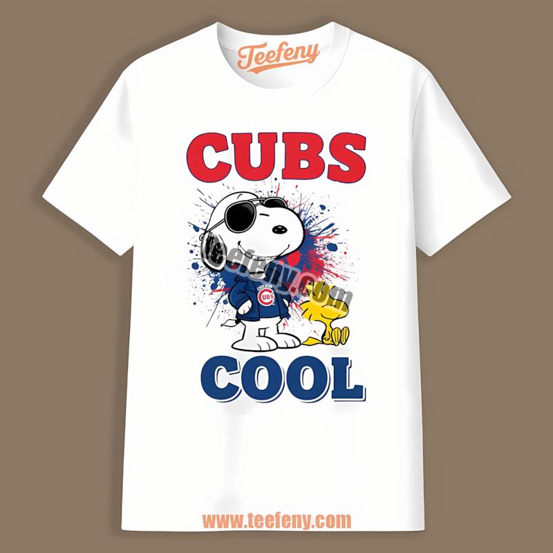 Chicago Cubs Snoopy Cool Color Shirt