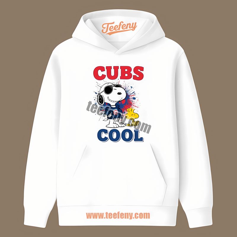 Chicago Cubs Snoopy Cool Color Hoodie Chicago Cubs Snoopy Cool Color Hoodie