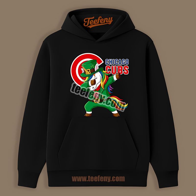 Chicago Cubs St Patricks Day Vs Dabbing Unicorn Adults Hoodie Chicago Cubs St Patricks Day Vs Dabbing Unicorn Adults Hoodie