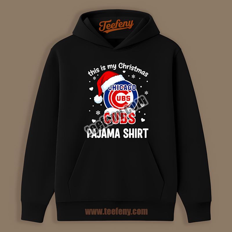 Chicago Cubs This Is My Christmas Pajama Adults Hoodie Chicago Cubs This Is My Christmas Pajama Adults Hoodie
