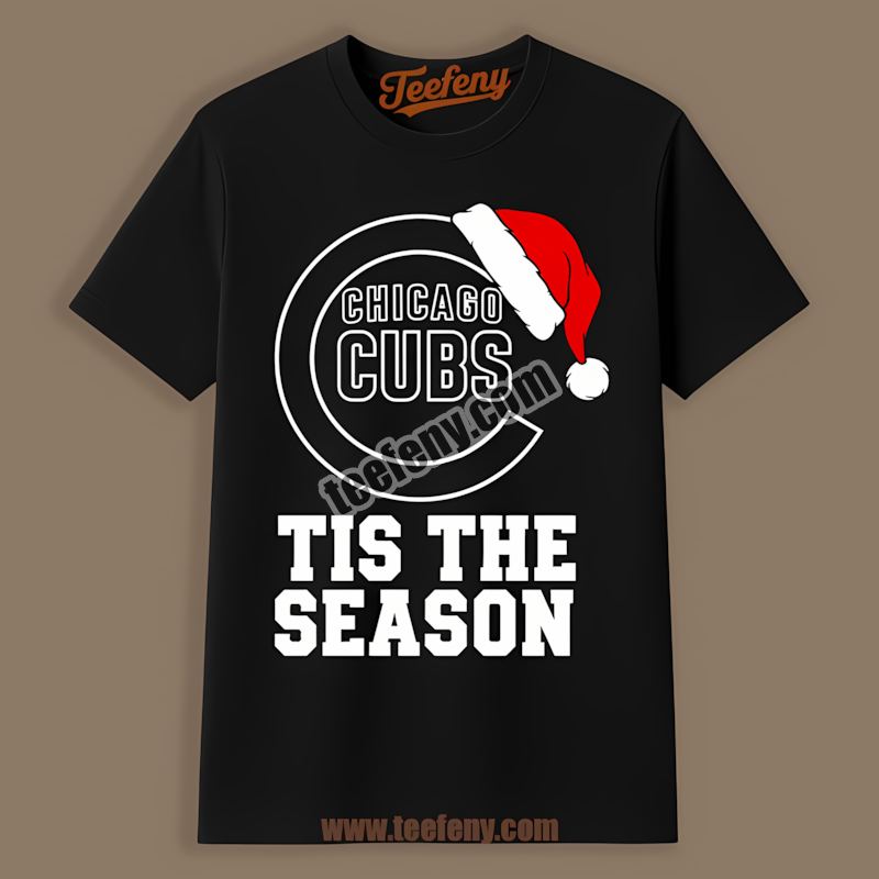 Chicago Cubs Tis The Season Christmas Adults Shirt