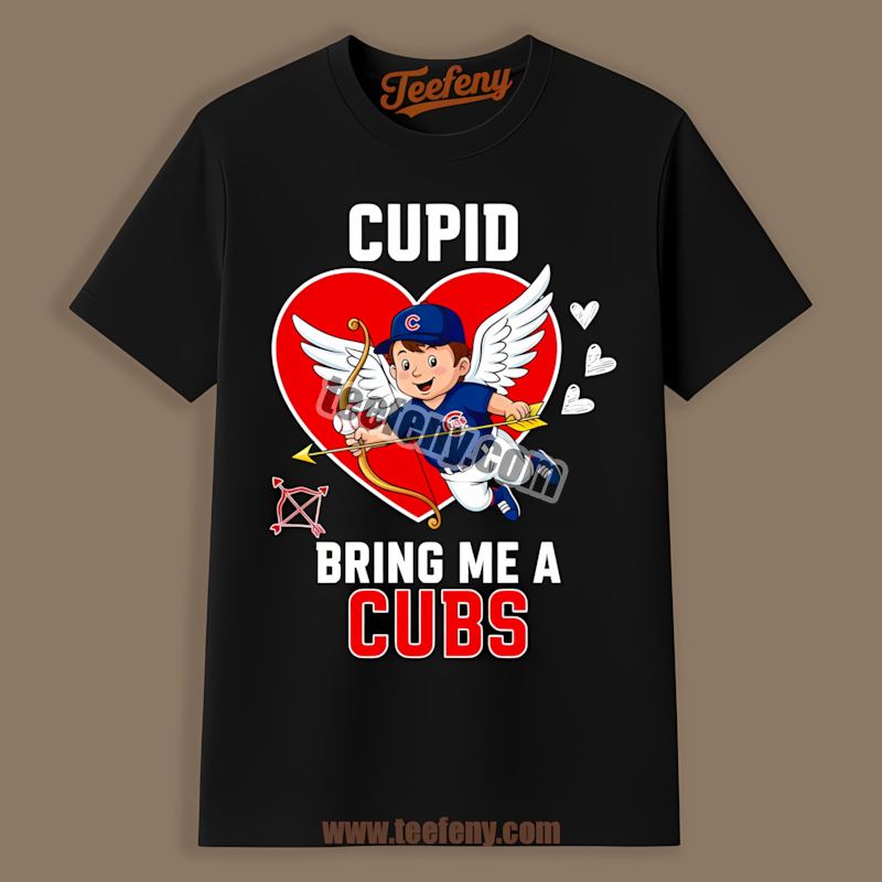 Chicago Cubs Valentines Cupid Bring Me A Cubs Graphic Shirt