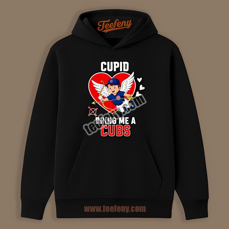 Chicago Cubs Valentines Cupid Bring Me A Cubs Graphic Hoodie Chicago Cubs Valentines Cupid Bring Me A Cubs Graphic Hoodie
