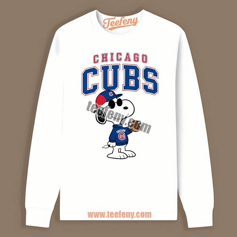 Chicago Cubs Vs Cool Snoopy Color Long Sleeve Chicago Cubs Vs Cool Snoopy Color Long Sleeve