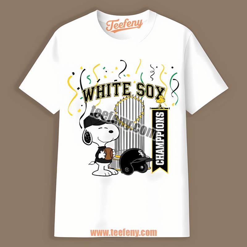 Chicago White Sox Champions Snoopy Celebration Sports Shirt