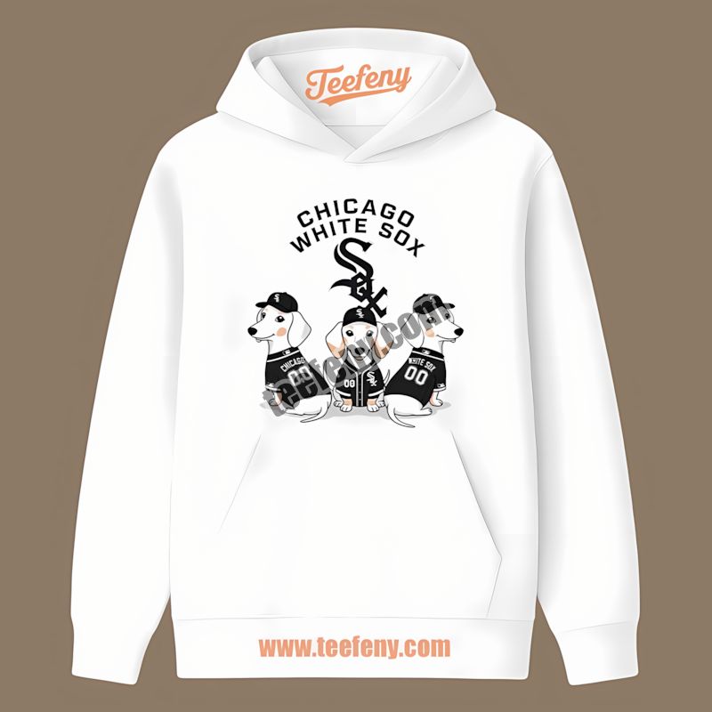 Chicago White Sox Dachshund Dogs Long Sleeve Hoodie Chicago White Sox Dachshund Dogs Long Sleeve Hoodie