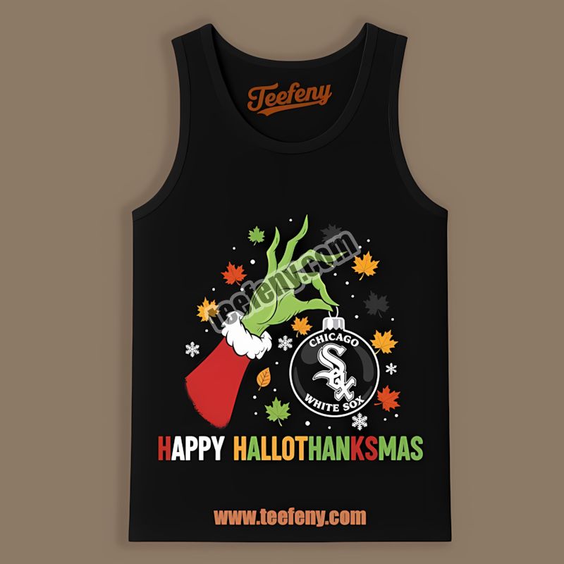 Chicago White Sox Happy Hallothanksmas Classic Tanktop Chicago White Sox Happy Hallothanksmas Classic Tanktop