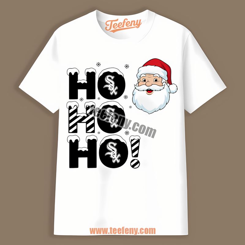 Chicago White Sox Ho Ho Ho Santa Christmas All Day Shirt