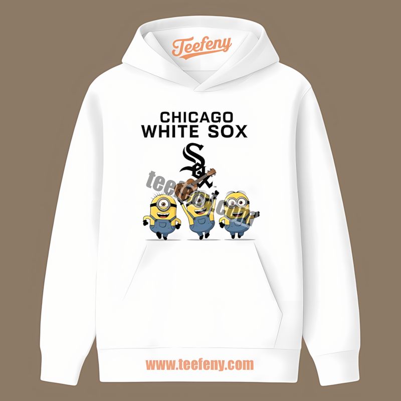 Chicago White Sox Minions Cartoon Classic Hoodie Chicago White Sox Minions Cartoon Classic Hoodie