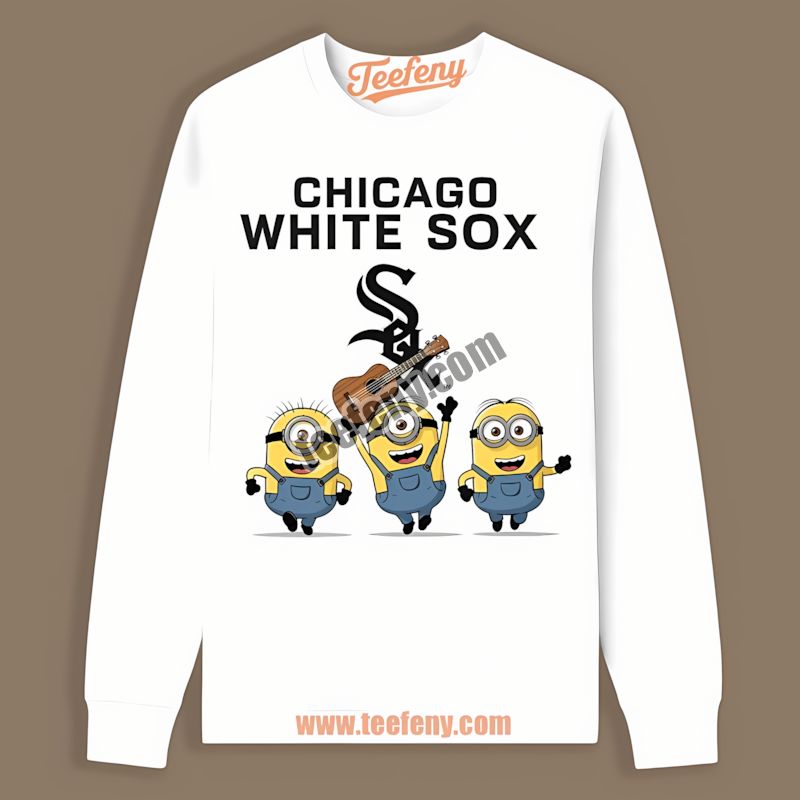 Chicago White Sox Minions Cartoon Classic Long Sleeve Chicago White Sox Minions Cartoon Classic Long Sleeve