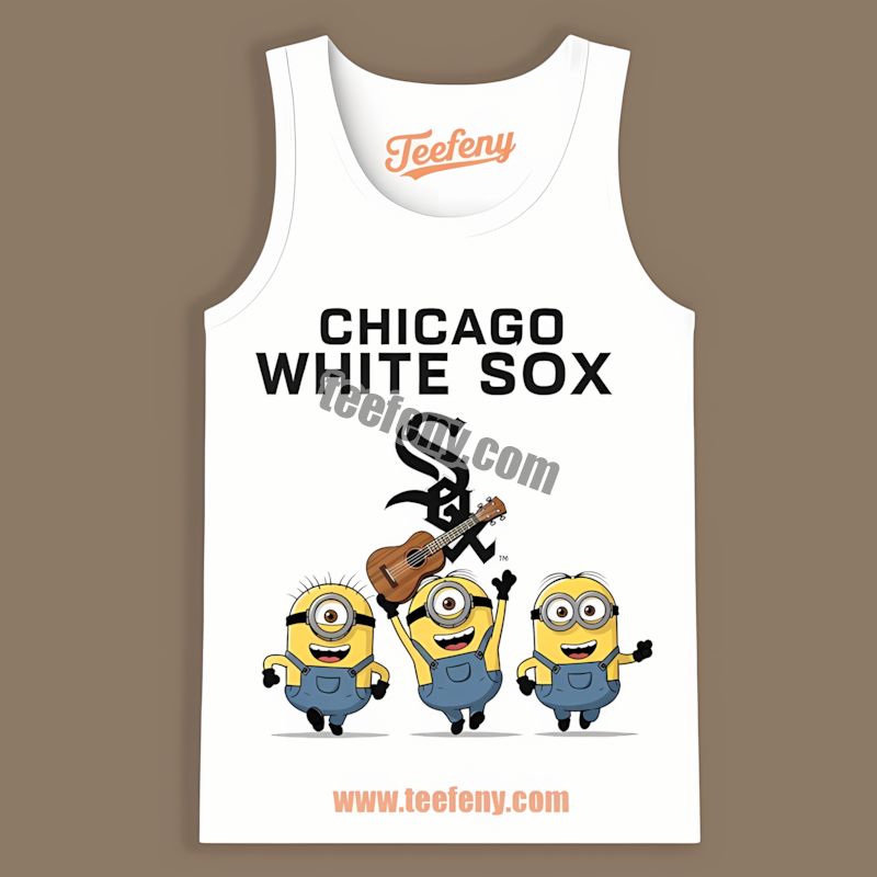 Chicago White Sox Minions Cartoon Classic Tanktop Chicago White Sox Minions Cartoon Classic Tanktop
