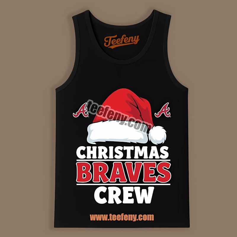 Christmas Braves Crew Atlanta Braves Soft Baseball Tanktop Christmas Braves Crew Atlanta Braves Soft Baseball Tanktop