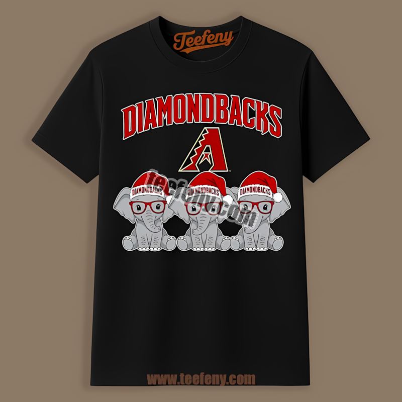Christmas Elephants Arizona Diamondbacks Retro Shirt