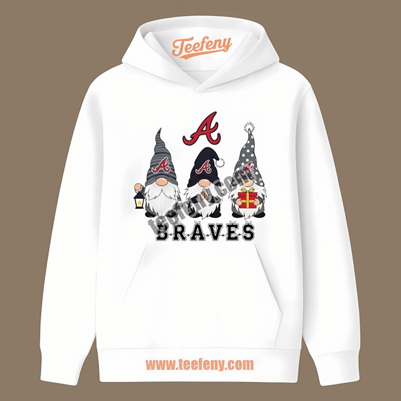 Christmas Gnomes Atlanta Braves Sports Hoodie Christmas Gnomes Atlanta Braves Sports Hoodie