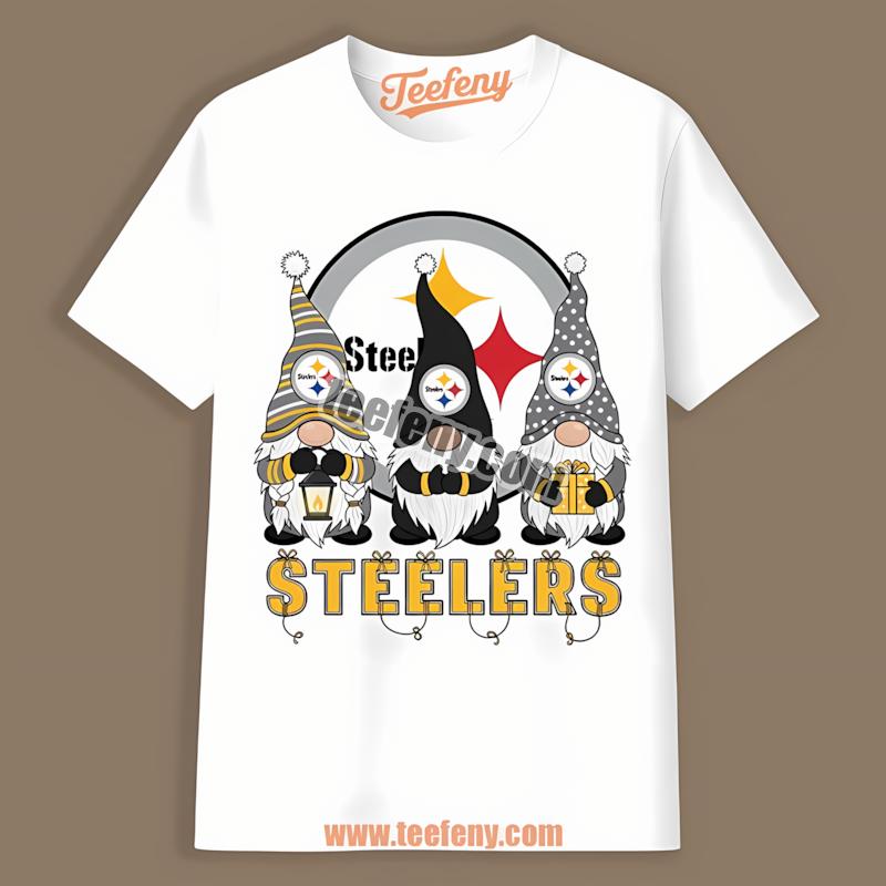 Christmas Gnomes Cheer For Pittsburgh Steelers Shirt