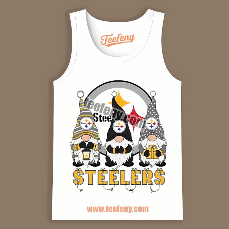 Christmas Gnomes Cheer For Pittsburgh STanktoplers Shirt Christmas Gnomes Cheer For Pittsburgh STanktoplers Shirt