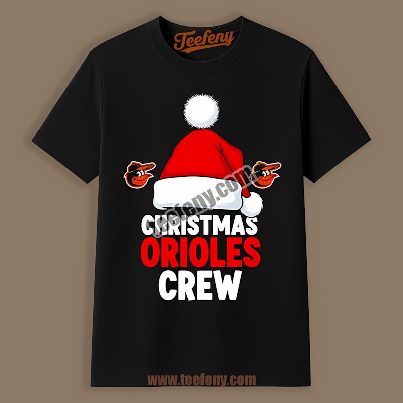 Christmas Orioles Crew Baltimore Orioles Statement Shirt