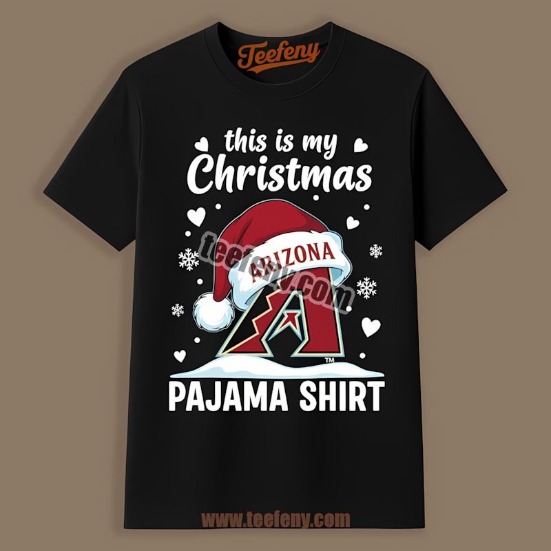 Christmas Pajama Arizona Diamondbacks Sports Shirt