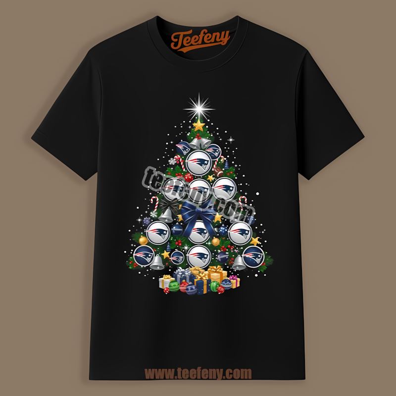 Christmas Tree Logo New England Patriots Regular Shirt