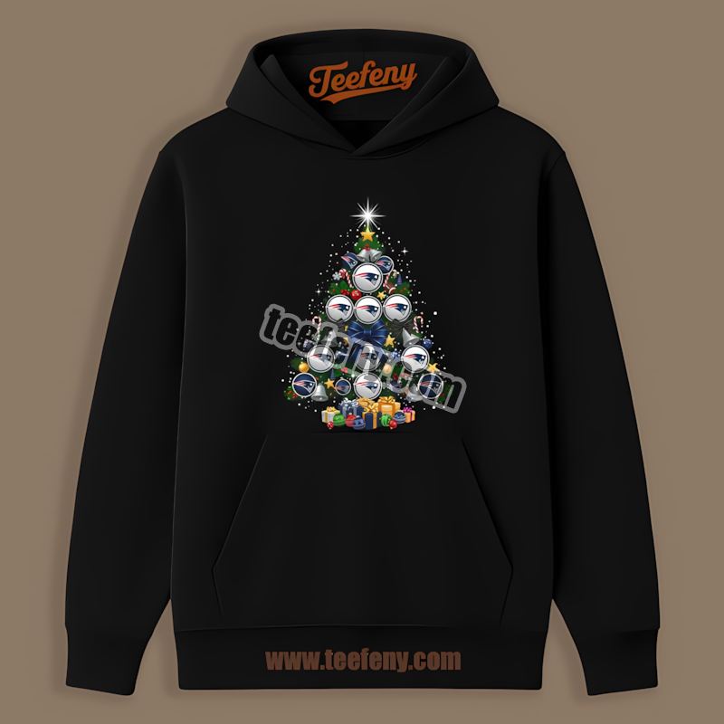 Christmas Tree Logo New England Patriots Regular Hoodie Christmas Tree Logo New England Patriots Regular Hoodie