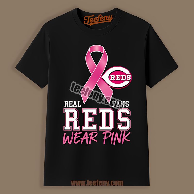 Cincinnati Reds Breast Cancer Awareness Fans Wear Pink Statement Shirt