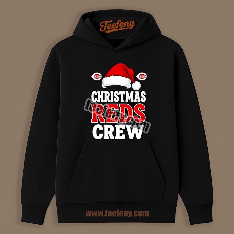 Cincinnati Reds Christmas Reds Crew Unisex Hoodie Cincinnati Reds Christmas Reds Crew Unisex Hoodie