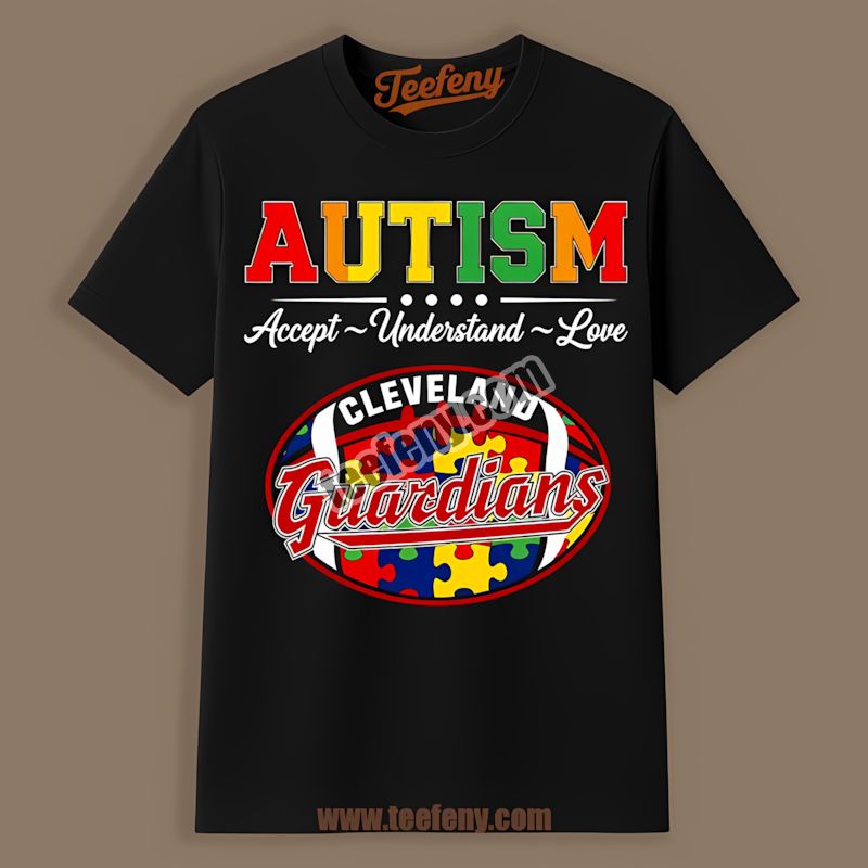 Cleveland Guardians Autism Awareness Accept Understand Love Classic Shirt