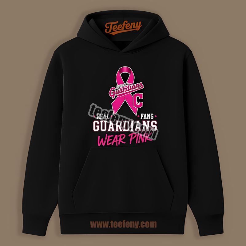 Cleveland Guardians Breast Cancer Awareness Fans Wear Pink Fashion Hoodie Cleveland Guardians Breast Cancer Awareness Fans Wear Pink Fashion Hoodie