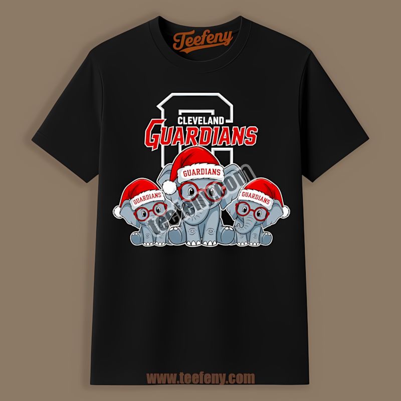 Cleveland Guardians Christmas Elephants Printed Shirt