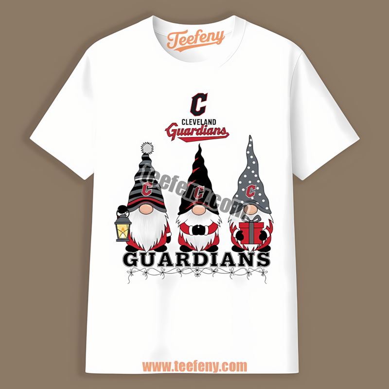 Cleveland Guardians Christmas Gnomes Funny Shirt