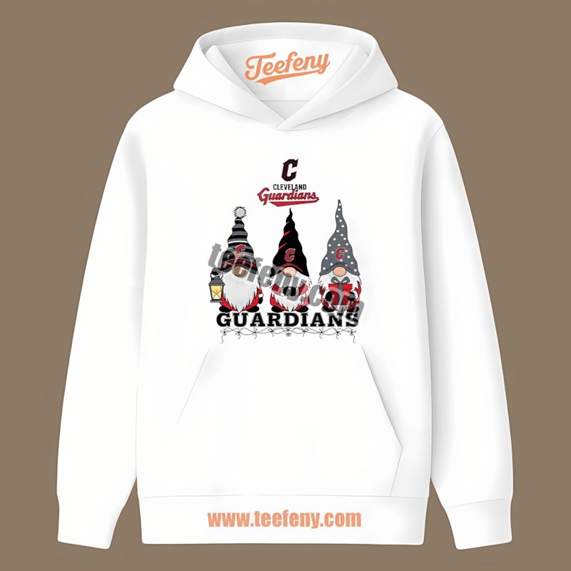 Cleveland Guardians Christmas Gnomes Funny Hoodie Cleveland Guardians Christmas Gnomes Funny Hoodie